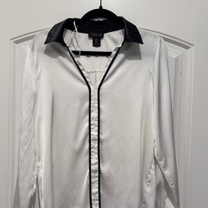 Rachel Zoe White and Black Blouse